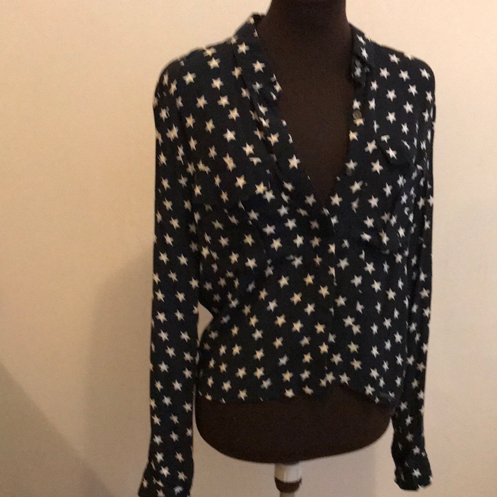Superdry  star print shirt xs